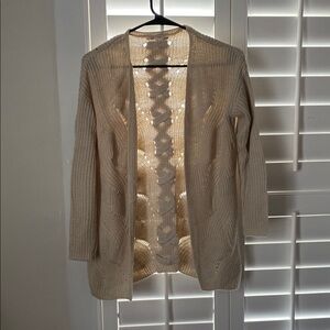 Pink Republic Cream Cardigan Sweater